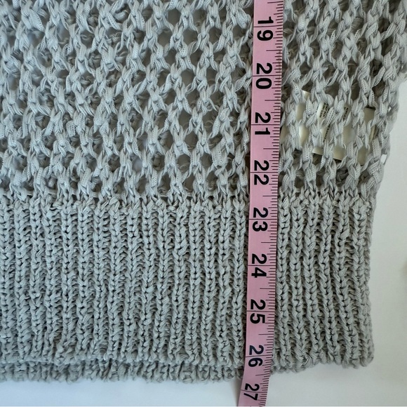 OAK + FORT Open-Knit Cream Sweater - Picture 6 of 7